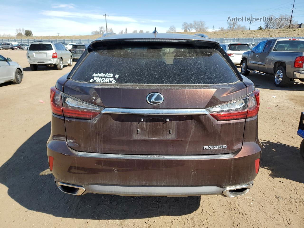 2016 Lexus Rx 350 Brown vin: JTJBZMCA8G2009079