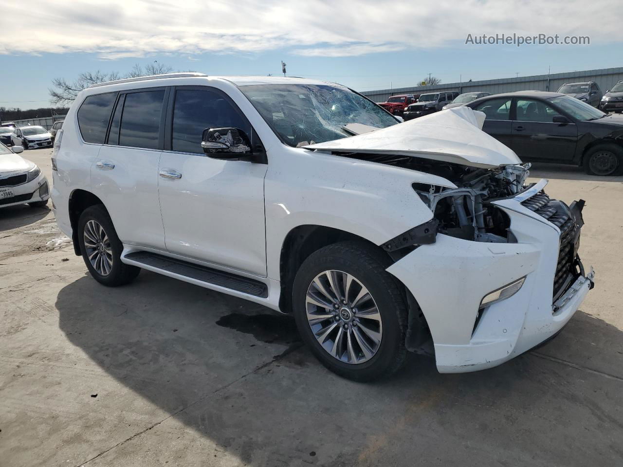 2022 Lexus Gx 460 Luxury White vin: JTJGM7BX0N5329777