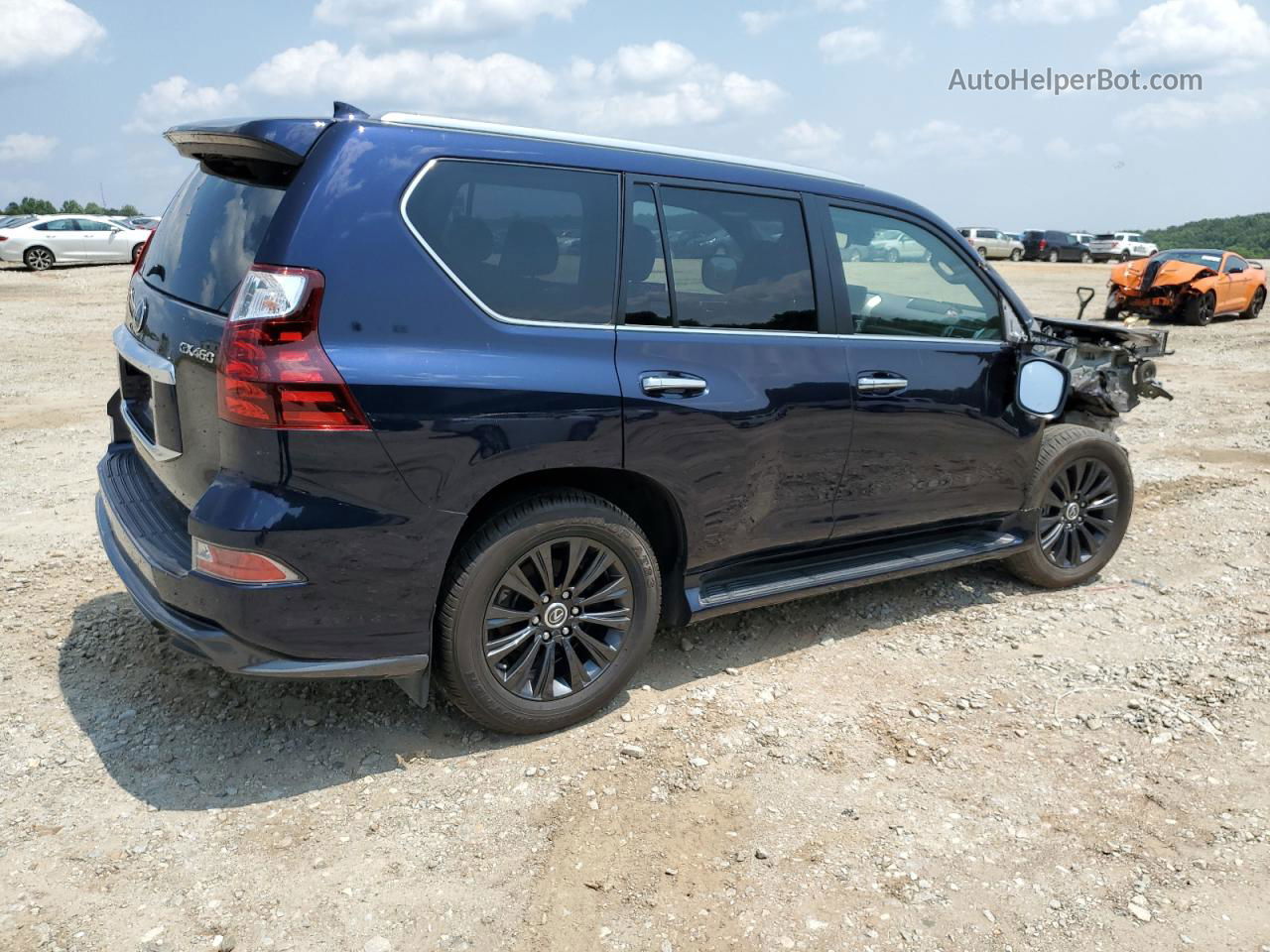 2022 Lexus Gx 460 Luxury Синий vin: JTJGM7BX1N5326161