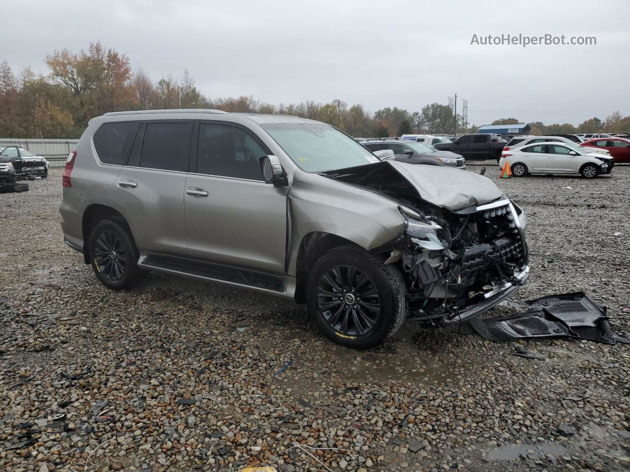 2022 Lexus Gx 460 Luxury Серебряный vin: JTJGM7BX3N5319177