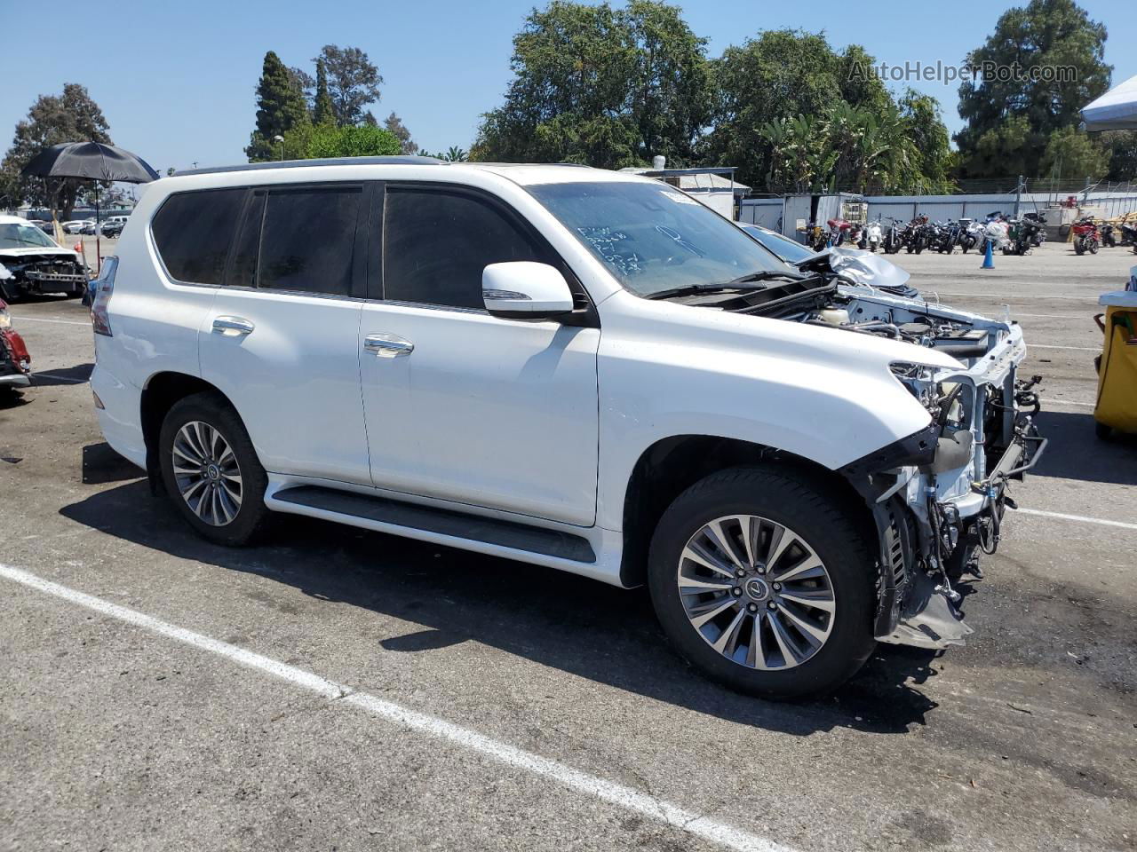 2022 Lexus Gx 460 Luxury White vin: JTJGM7BX9N5321290