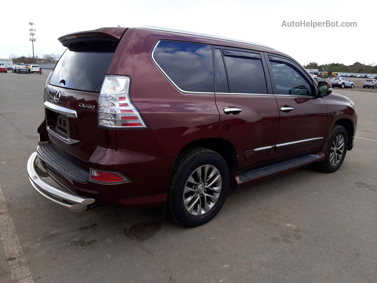 2015 Lexus Gx 460 Premium Бордовый vin: JTJJM7FX0F5091592