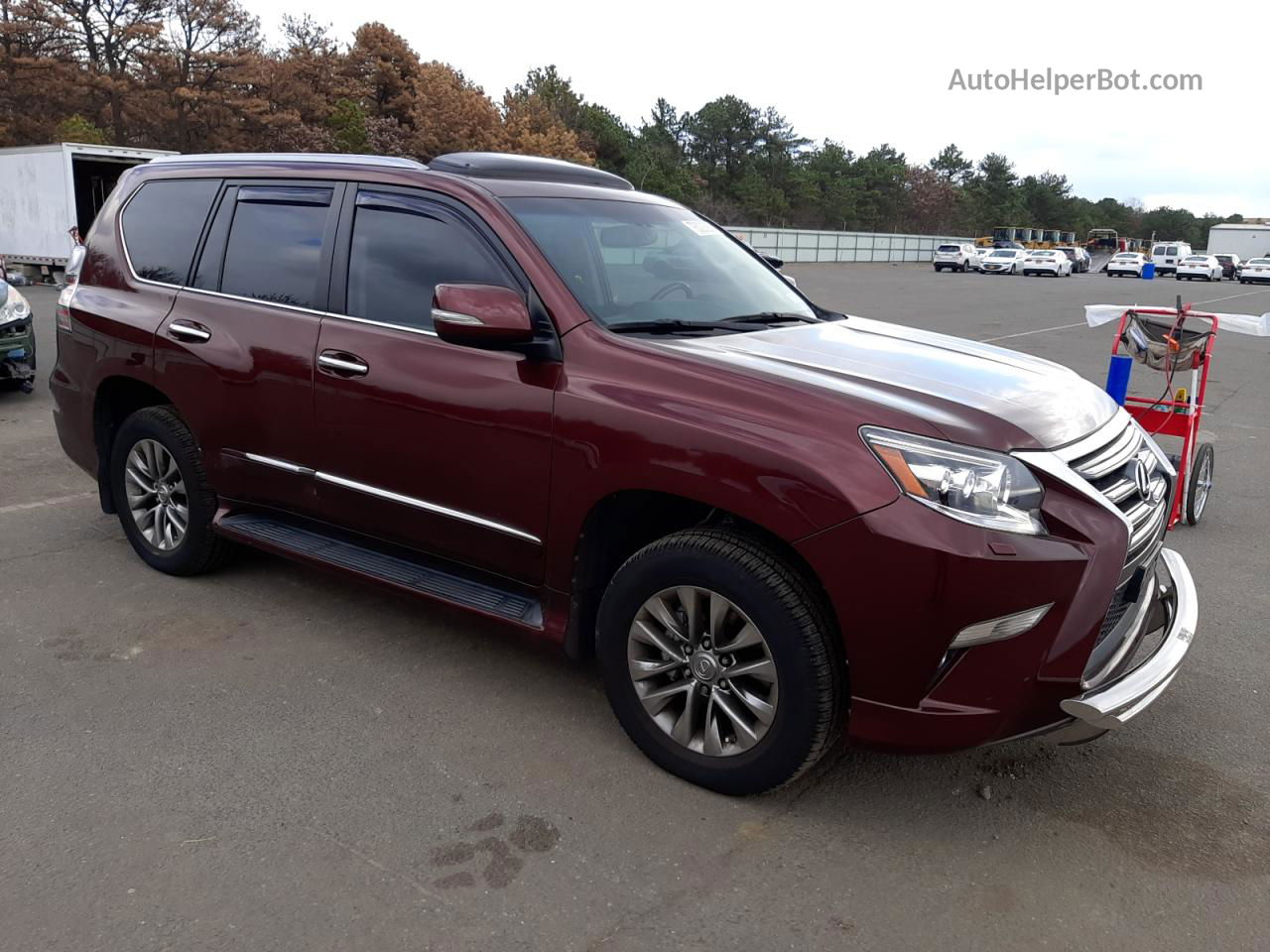 2015 Lexus Gx 460 Premium Burgundy vin: JTJJM7FX0F5091592