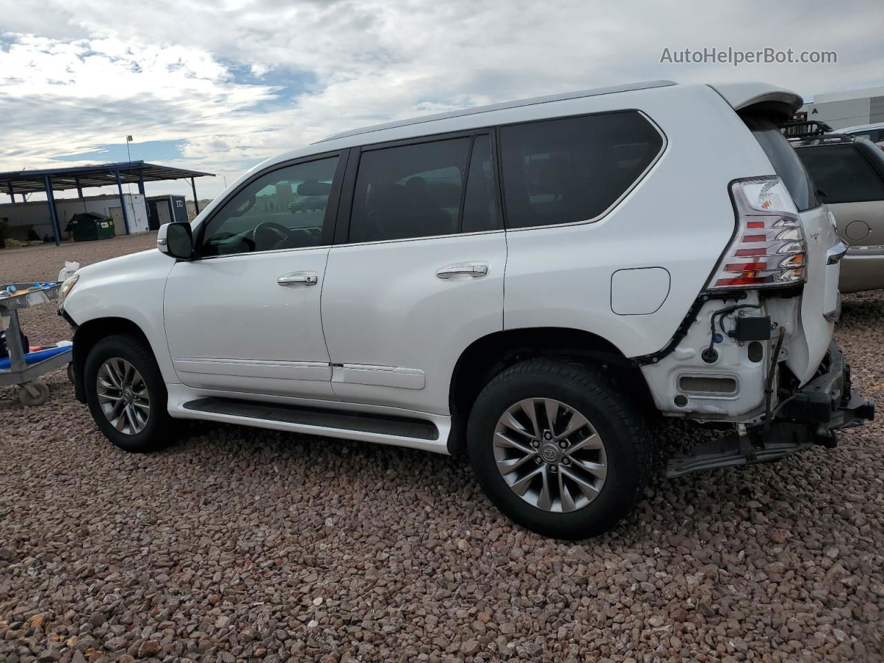 2015 Lexus Gx 460 Premium White vin: JTJJM7FX0F5114384