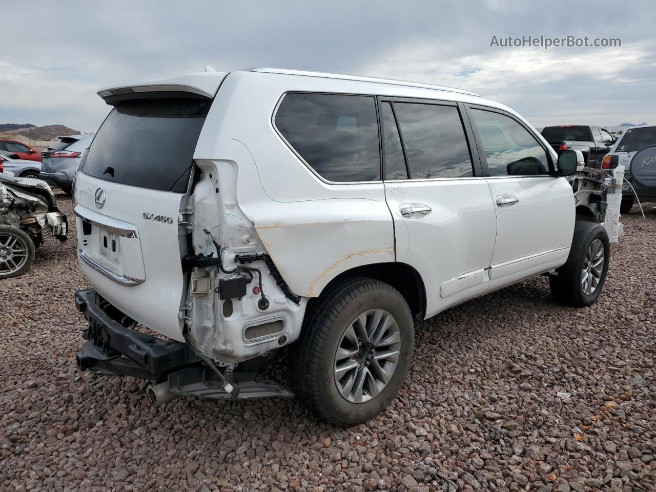 2015 Lexus Gx 460 Premium White vin: JTJJM7FX0F5114384