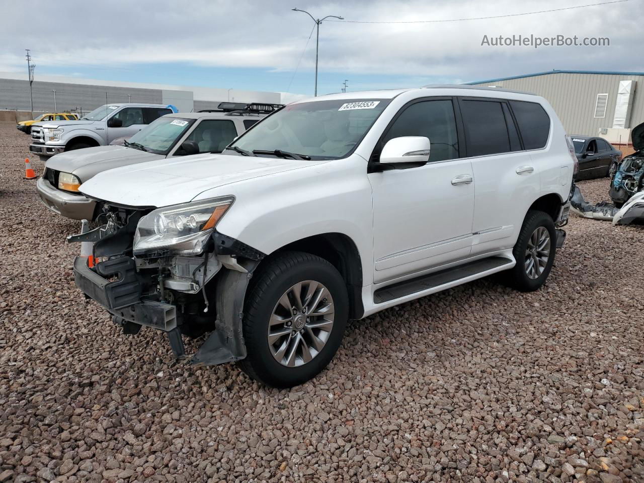 2015 Lexus Gx 460 Premium White vin: JTJJM7FX0F5114384