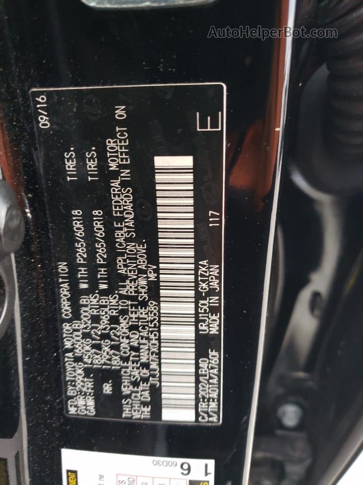 2017 Lexus Gx 460 Premium Black vin: JTJJM7FX0H5153589