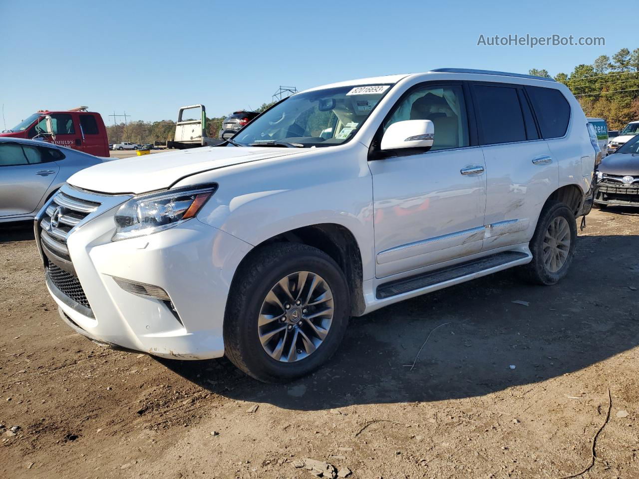 2017 Lexus Gx 460 Premium White vin: JTJJM7FX1H5156419