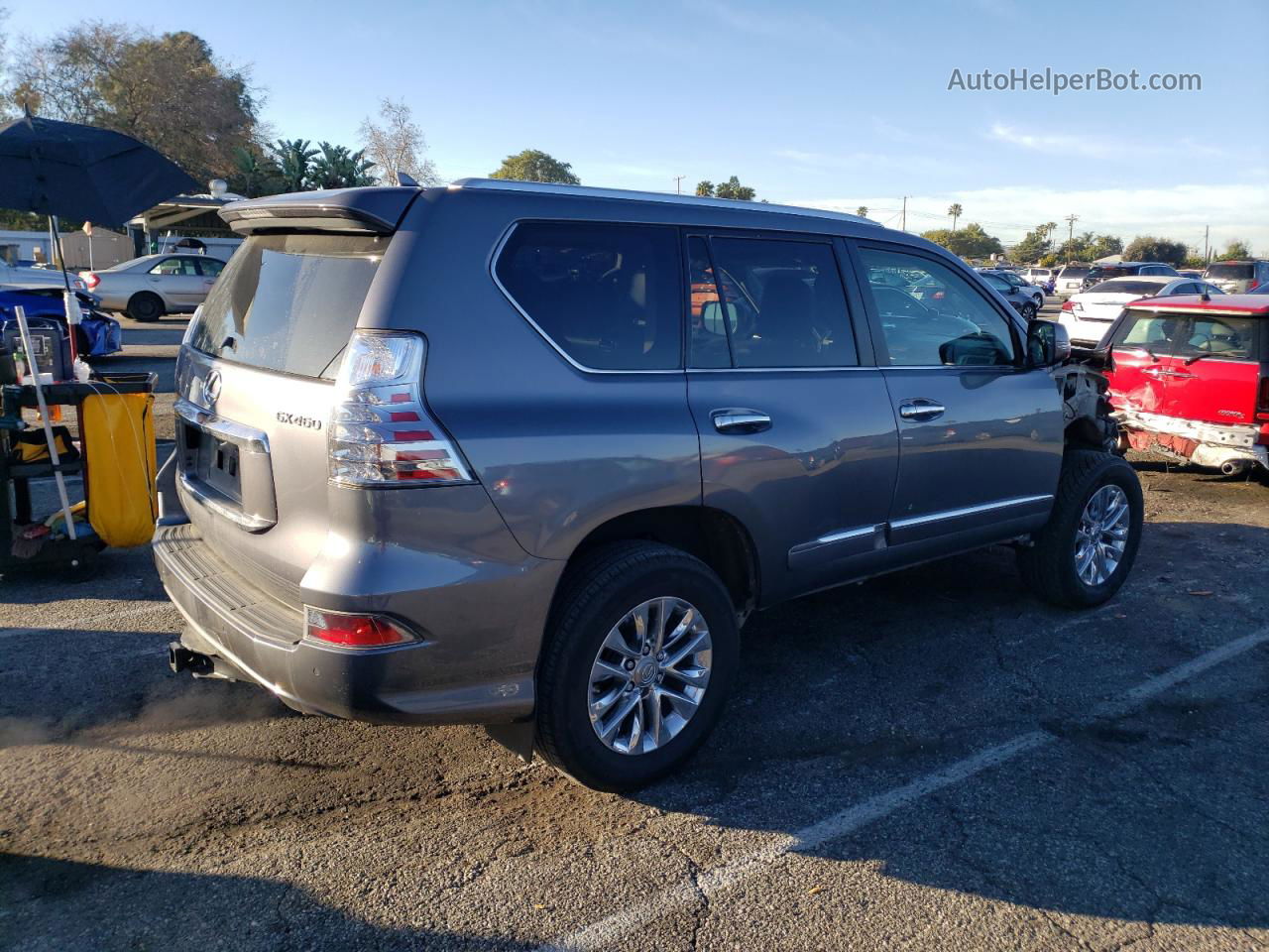 2015 Lexus Gx 460 Premium Серый vin: JTJJM7FX2F5099869