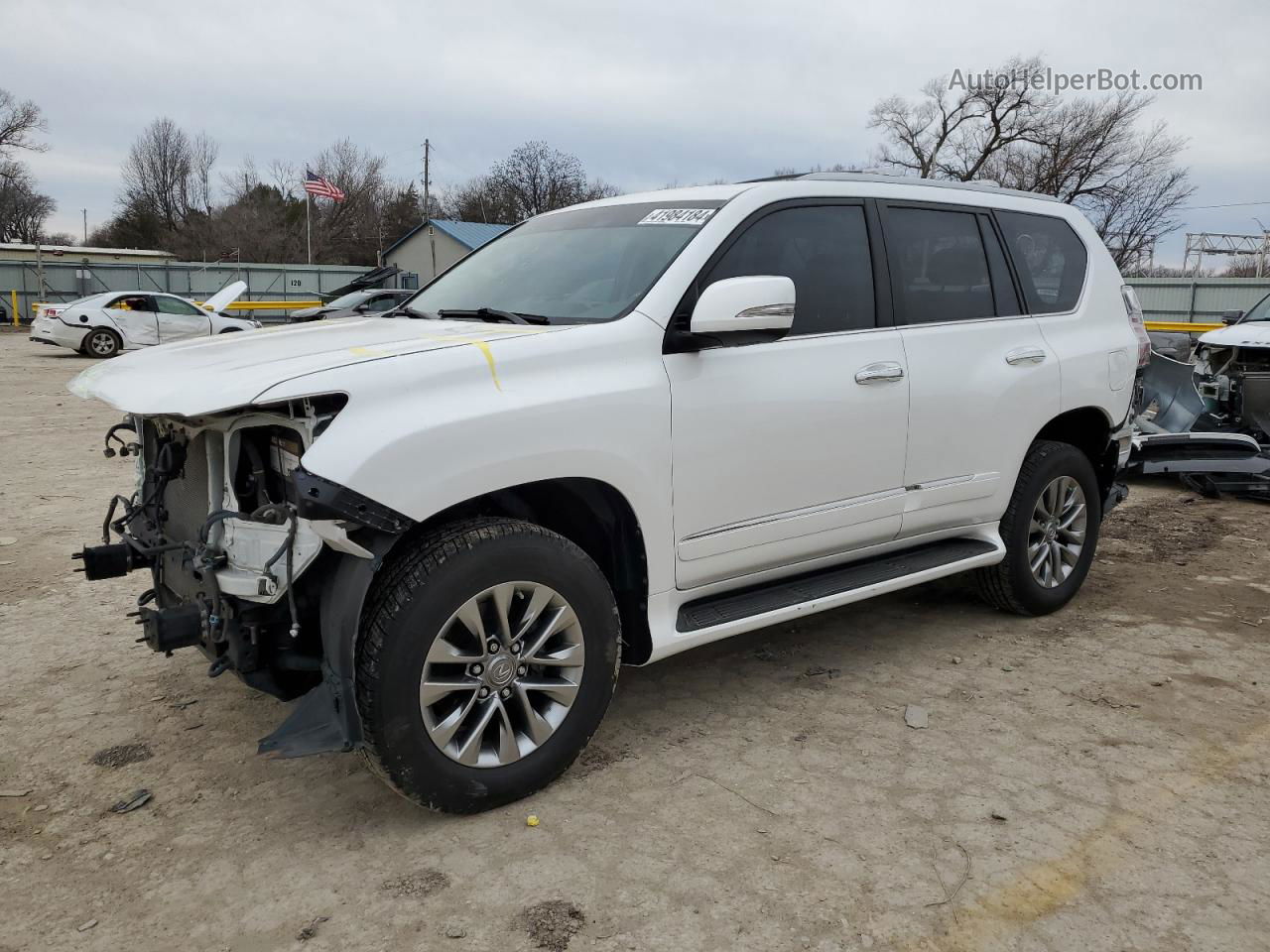 2015 Lexus Gx 460 Premium White vin: JTJJM7FX2F5118484