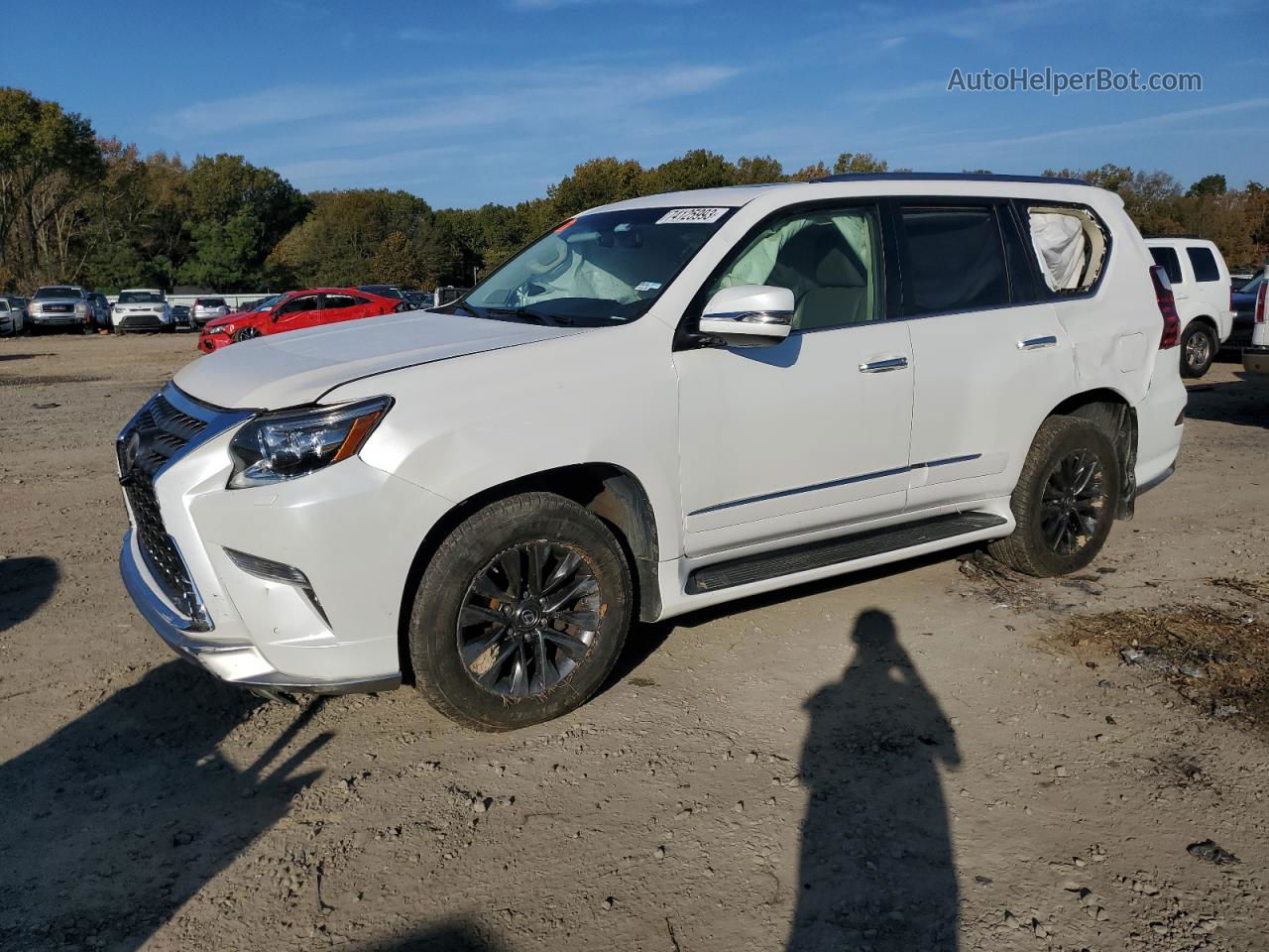 2017 Lexus Gx 460 Premium White vin: JTJJM7FX2H5153268