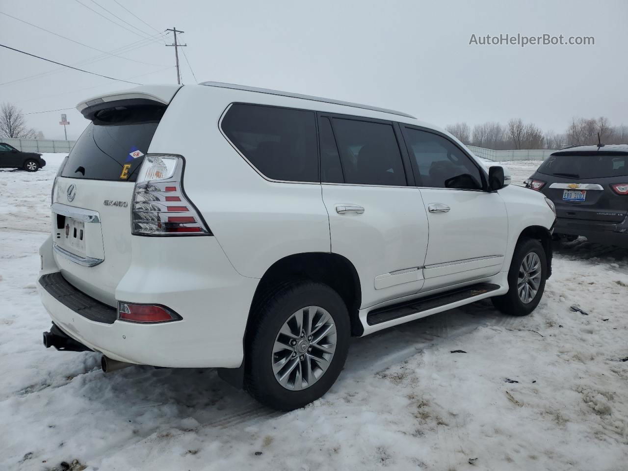 2015 Lexus Gx 460 Premium Белый vin: JTJJM7FX4F5104666