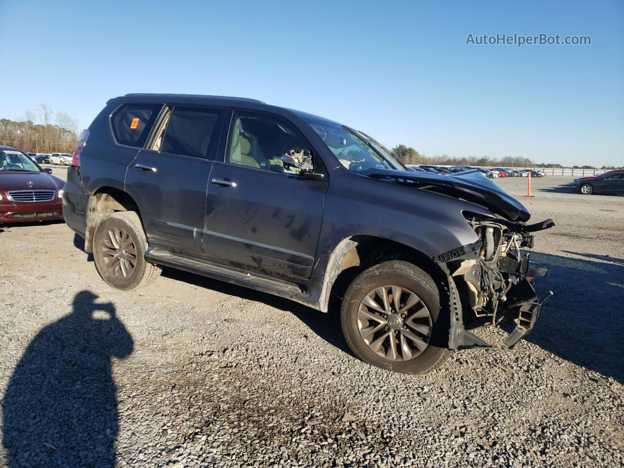 2017 Lexus Gx 460 Premium Серый vin: JTJJM7FX4H5168709