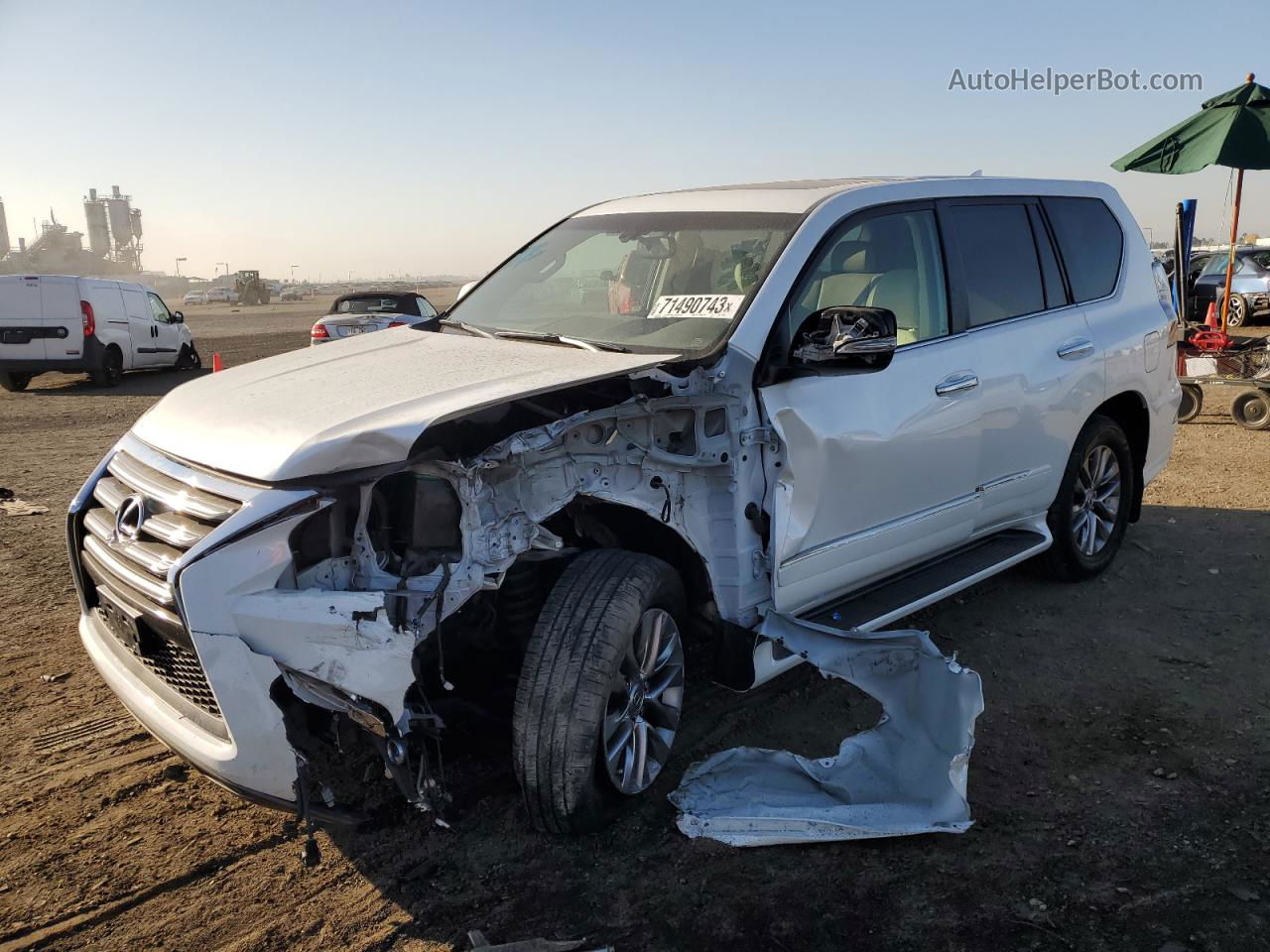 2017 Lexus Gx 460 Premium White vin: JTJJM7FX5H5157928