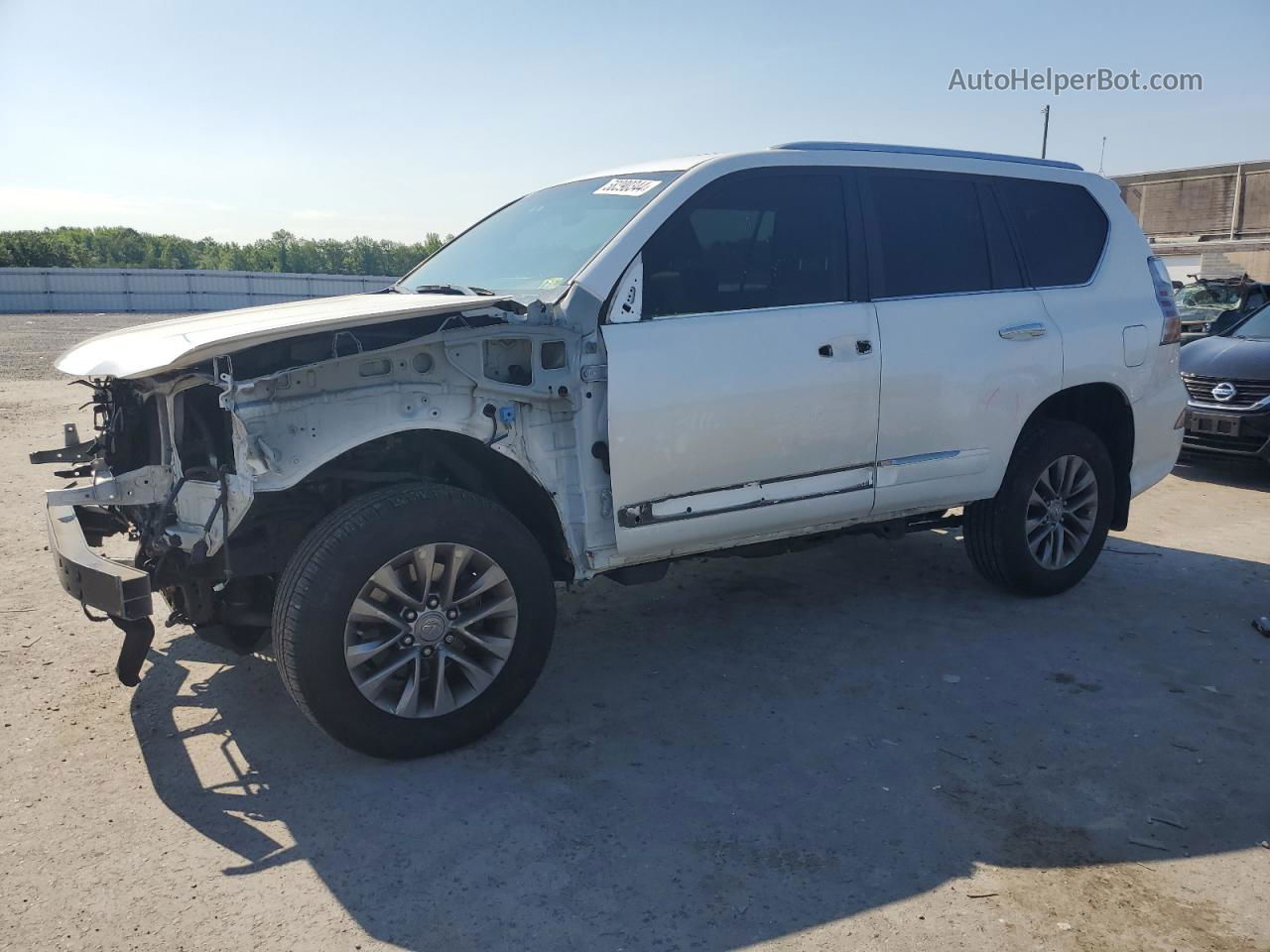 2015 Lexus Gx 460 Premium White vin: JTJJM7FX6F5113661