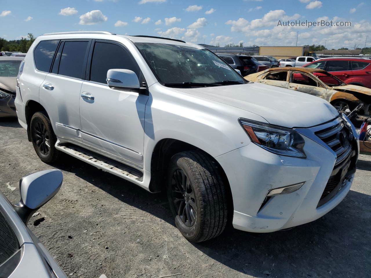 2015 Lexus Gx 460 Premium White vin: JTJJM7FX6F5114521