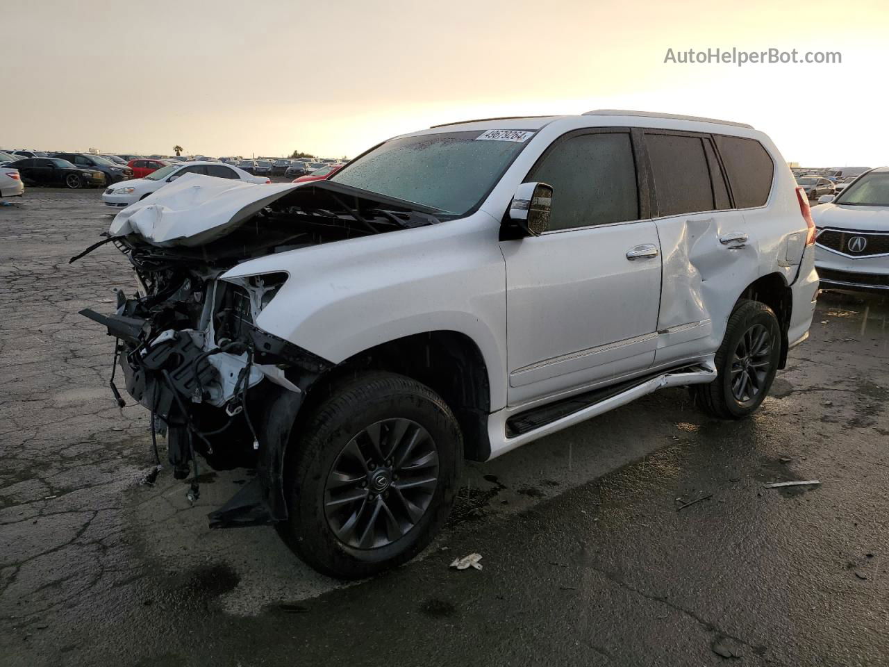 2017 Lexus Gx 460 Premium White vin: JTJJM7FX7H5149975