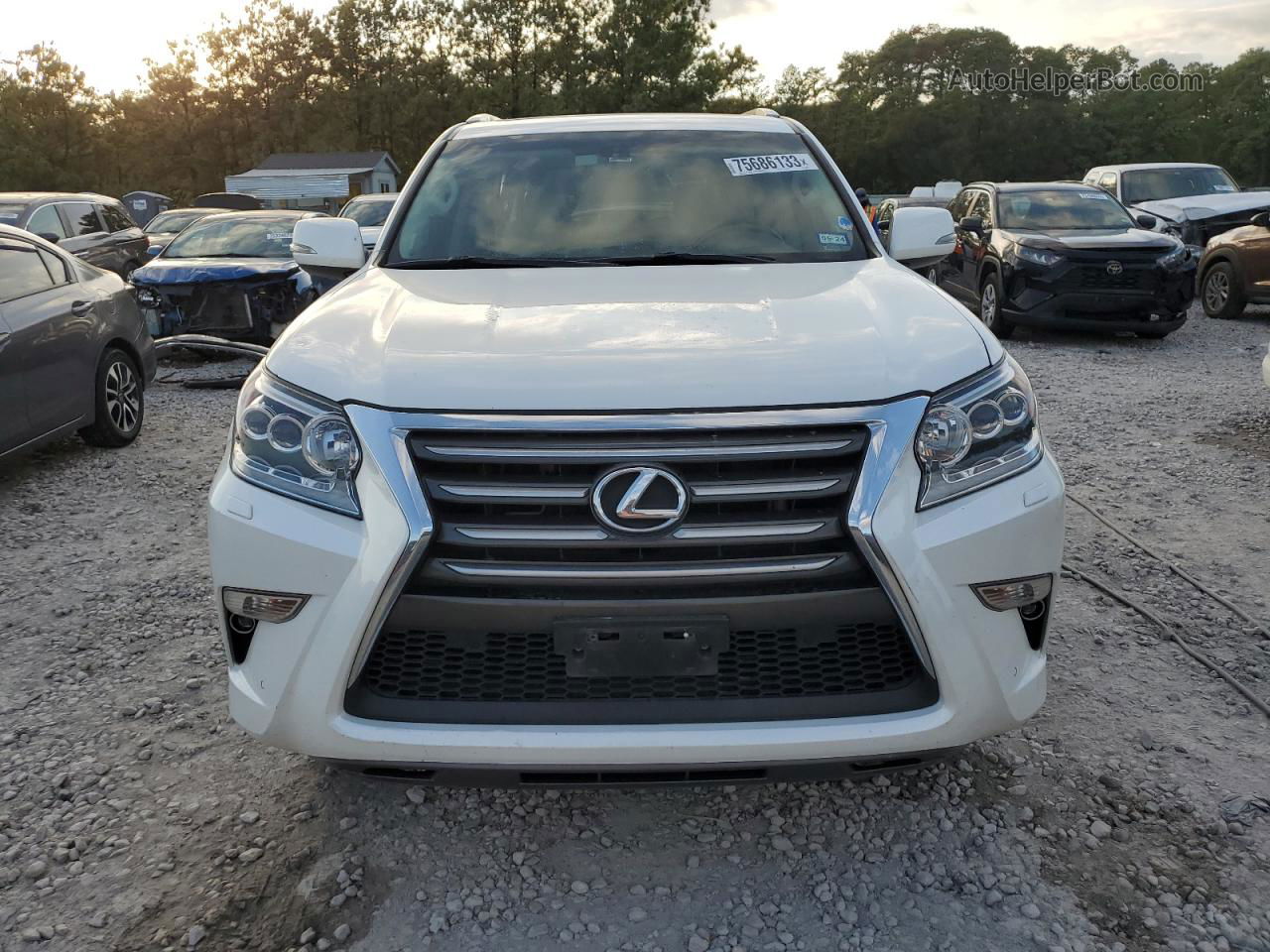 2015 Lexus Gx 460 Premium White vin: JTJJM7FX8F5100183