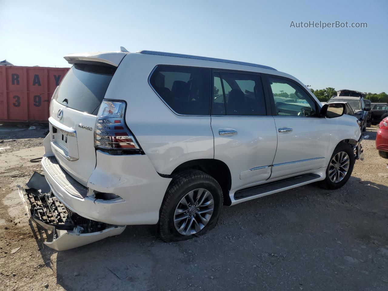 2015 Lexus Gx 460 Premium White vin: JTJJM7FX9F5115467