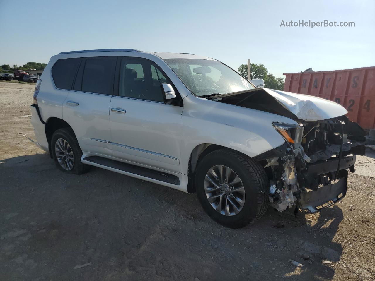 2015 Lexus Gx 460 Premium White vin: JTJJM7FX9F5115467