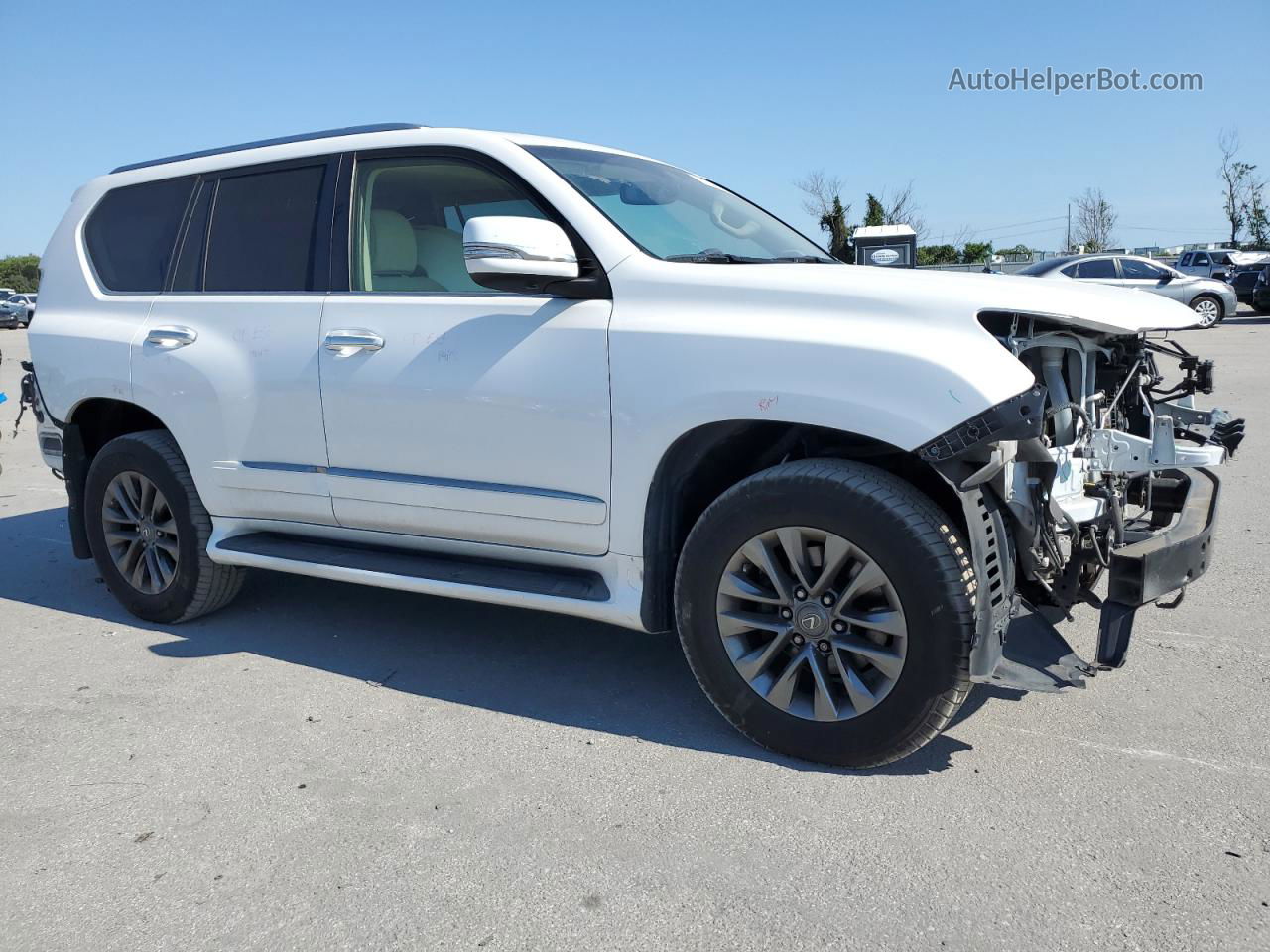 2017 Lexus Gx 460 Premium Белый vin: JTJJM7FX9H5169483