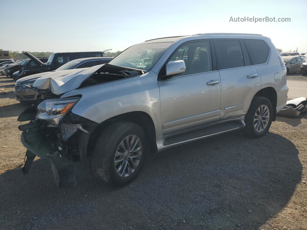 2017 Lexus Gx 460 Premium Silver vin: JTJJM7FXXH5175714