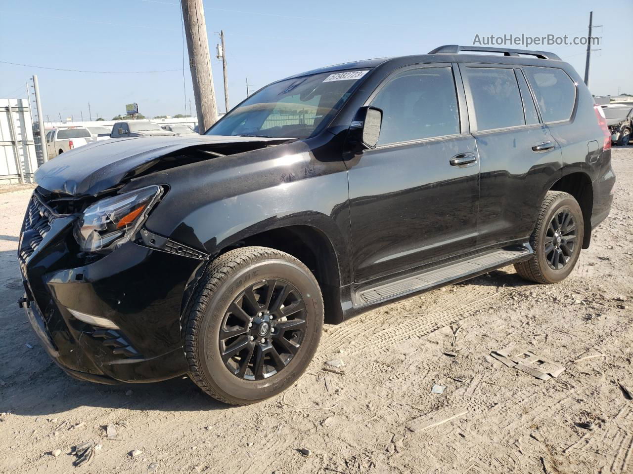 2022 Lexus Gx 460 Black vin: JTJKM7BX0N5319387