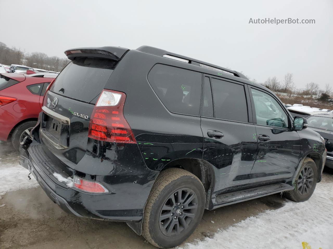 2022 Lexus Gx 460 Черный vin: JTJKM7BX1N5307734