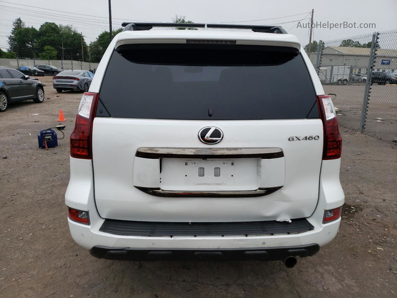 2022 Lexus Gx 460 White vin: JTJKM7BX8N5320349