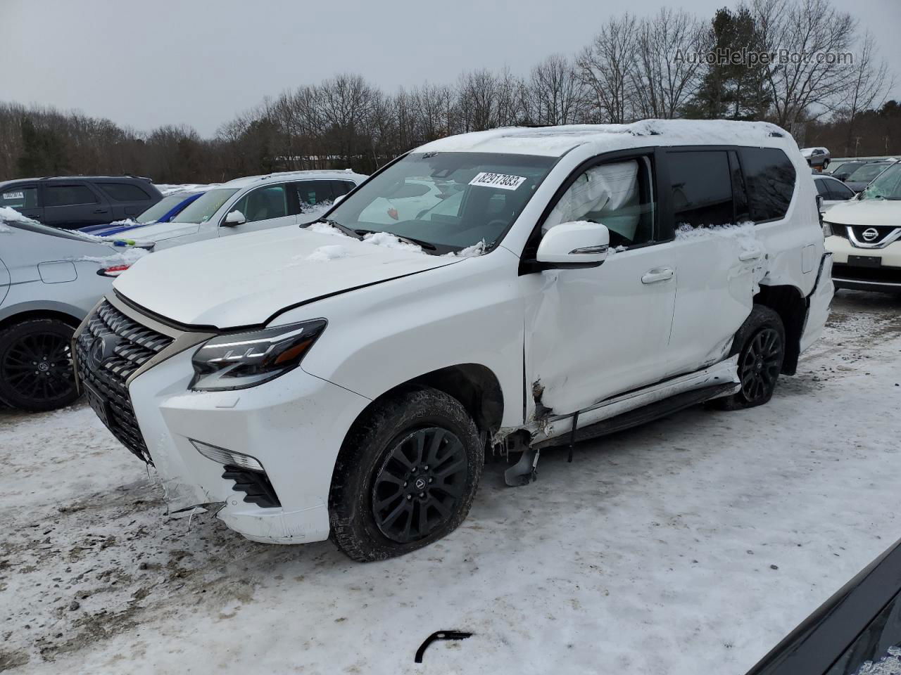 2022 Lexus Gx 460 White vin: JTJKM7BXXN5313998