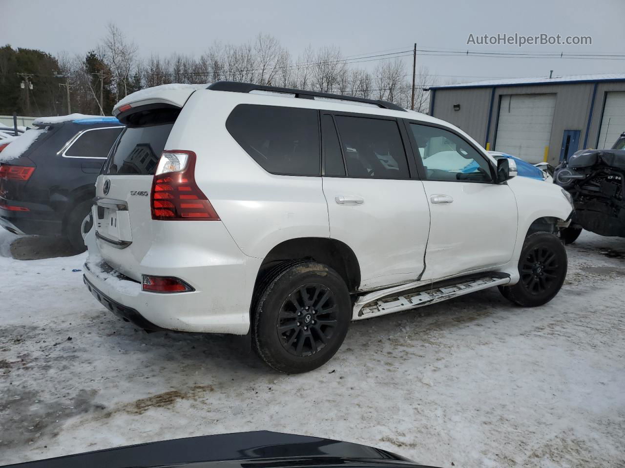 2022 Lexus Gx 460 White vin: JTJKM7BXXN5313998