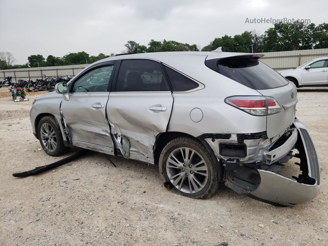 2013 Lexus Rx 450 Silver vin: JTJZB1BA1D2412609