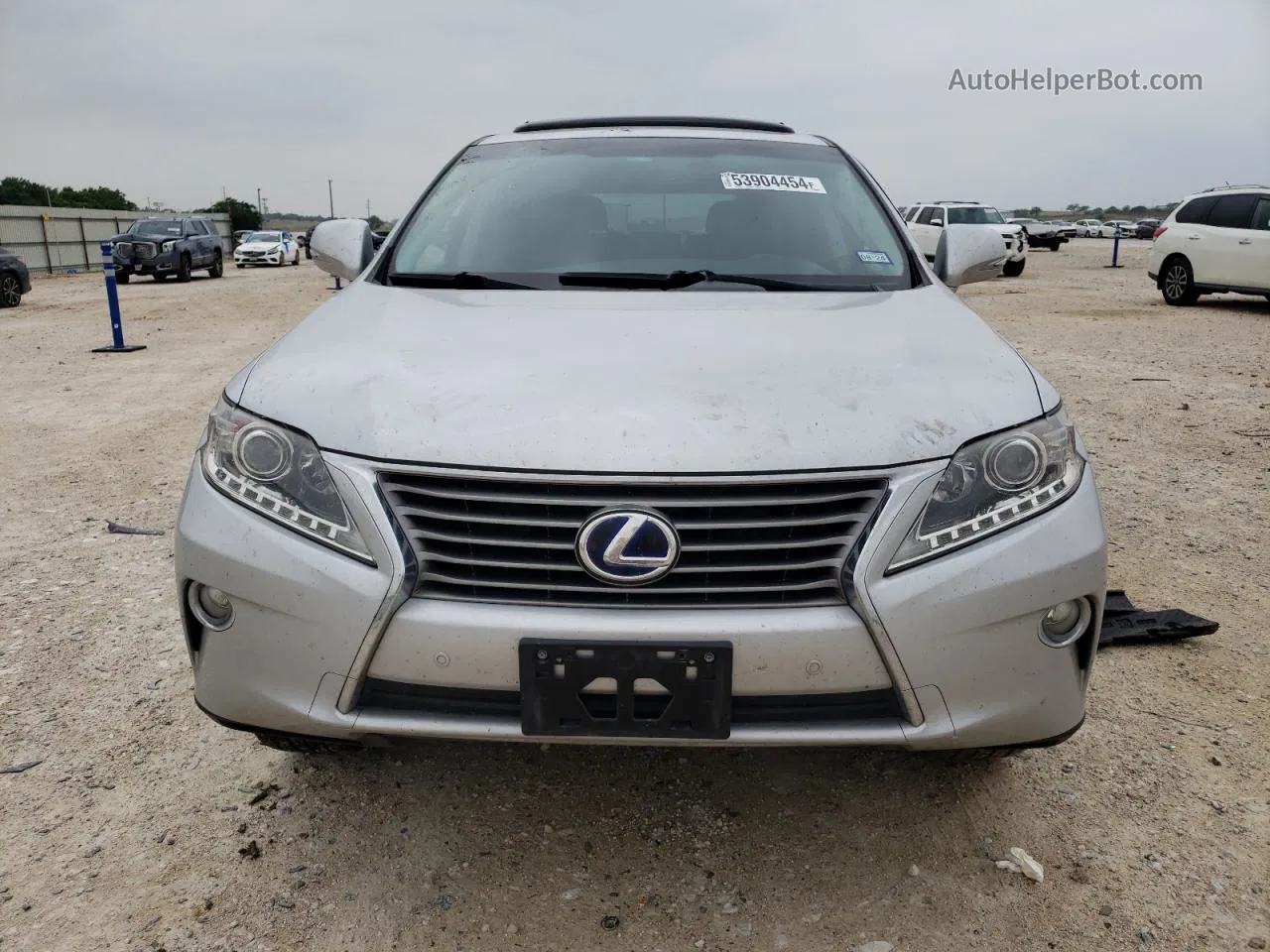 2013 Lexus Rx 450 Silver vin: JTJZB1BA1D2412609