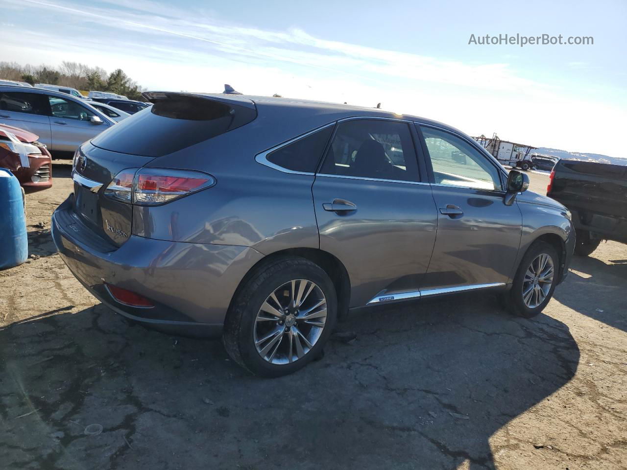 2013 Lexus Rx 450 Gray vin: JTJZB1BA5D2410152