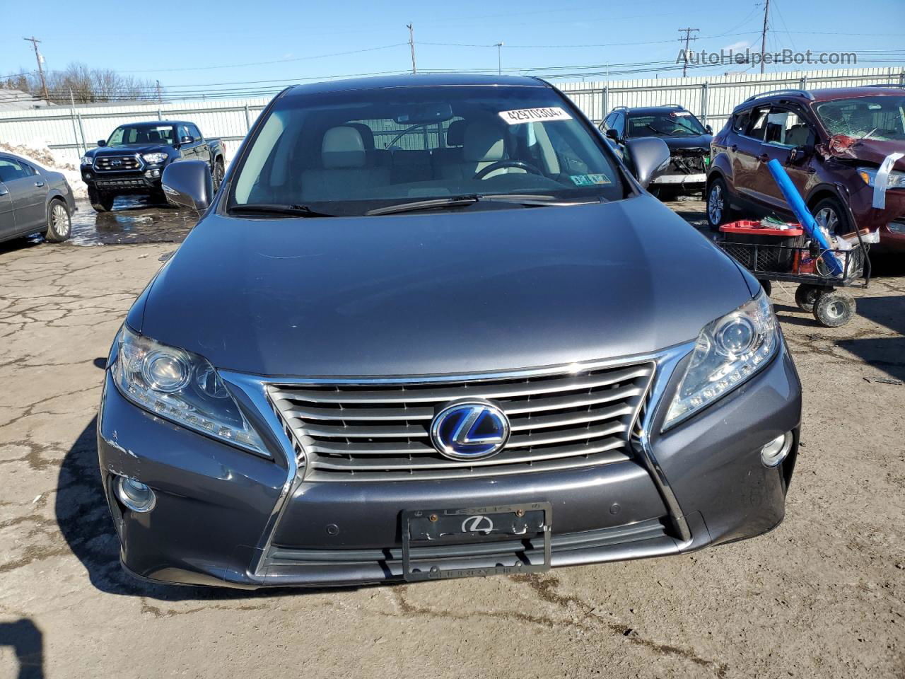 2013 Lexus Rx 450 Gray vin: JTJZB1BA5D2410152