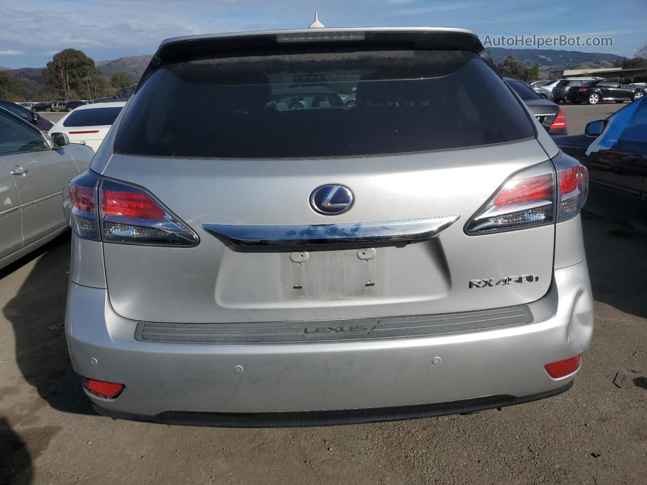 2013 Lexus Rx 450 Silver vin: JTJZB1BA7D2412811