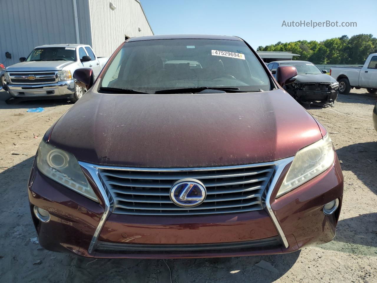 2013 Lexus Rx 450 Maroon vin: JTJZB1BA8D2007976