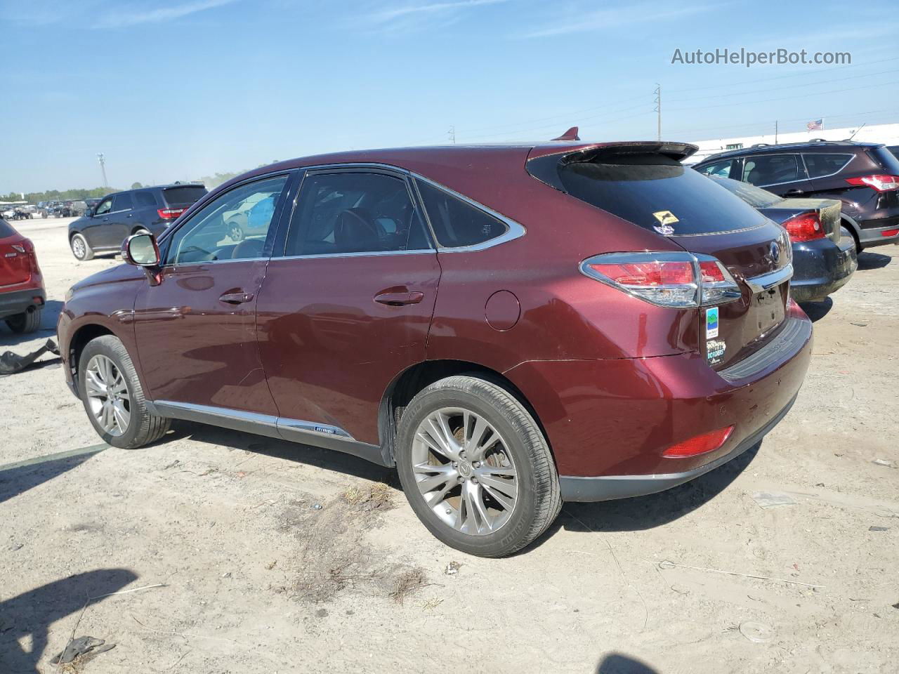 2013 Lexus Rx 450 Maroon vin: JTJZB1BA8D2007976