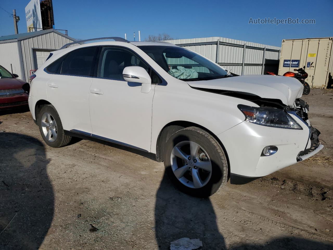 2015 Lexus Rx 350 White vin: JTJZK1BA3F2422349