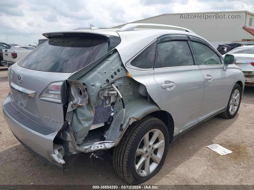 2010 Lexus Rx 350 Silver vin: JTJZK1BA4A2400434