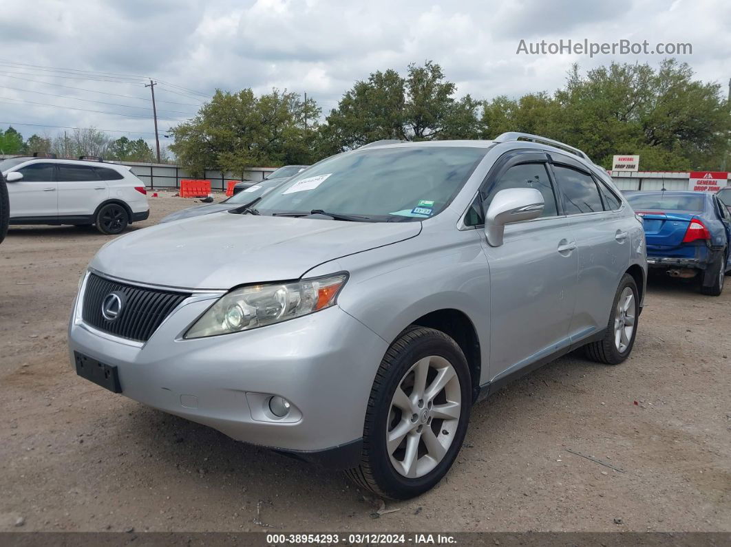 2010 Lexus Rx 350 Silver vin: JTJZK1BA4A2400434