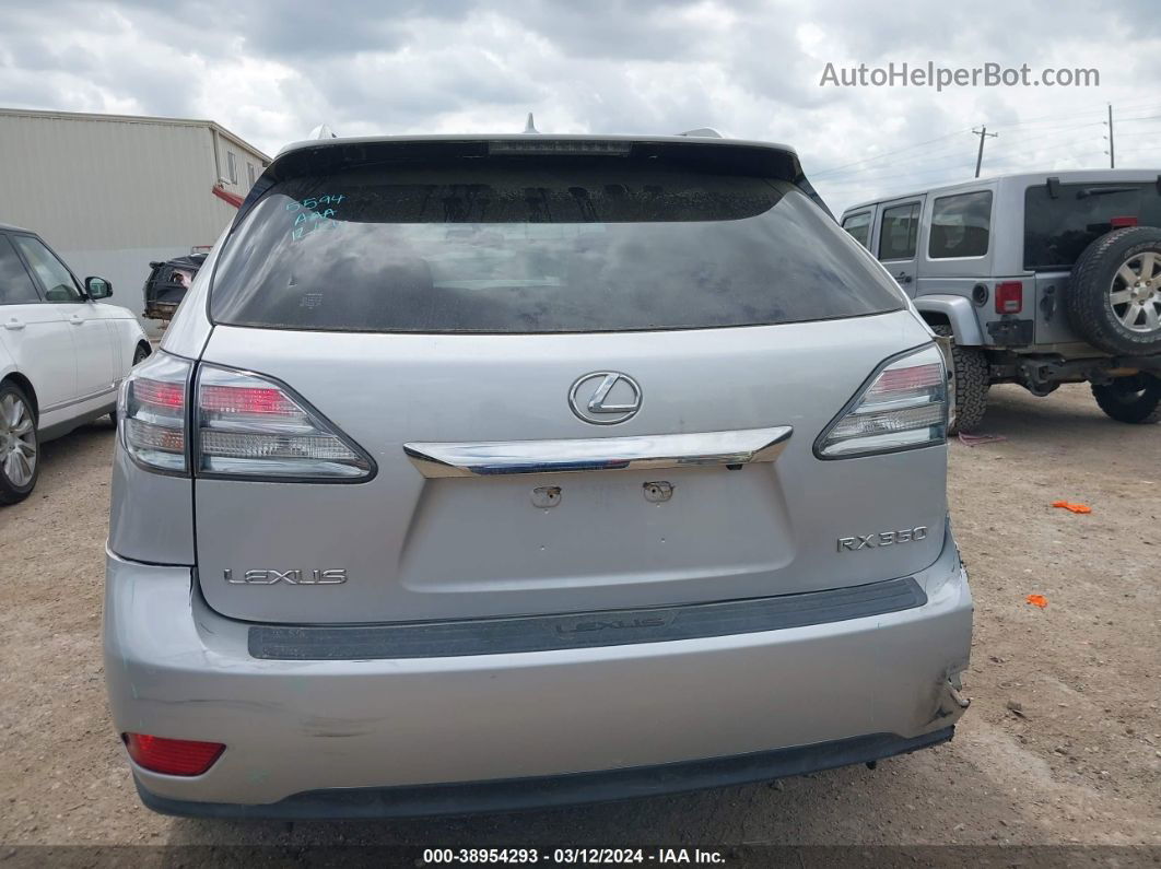 2010 Lexus Rx 350 Silver vin: JTJZK1BA4A2400434