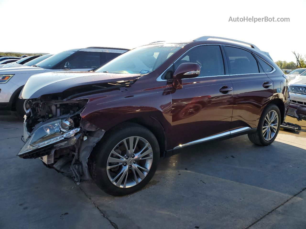 2013 Lexus Rx 350 Темно-бордовый vin: JTJZK1BA5D2006347