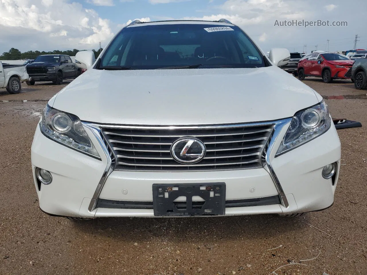 2013 Lexus Rx 350 White vin: JTJZK1BA5D2009328