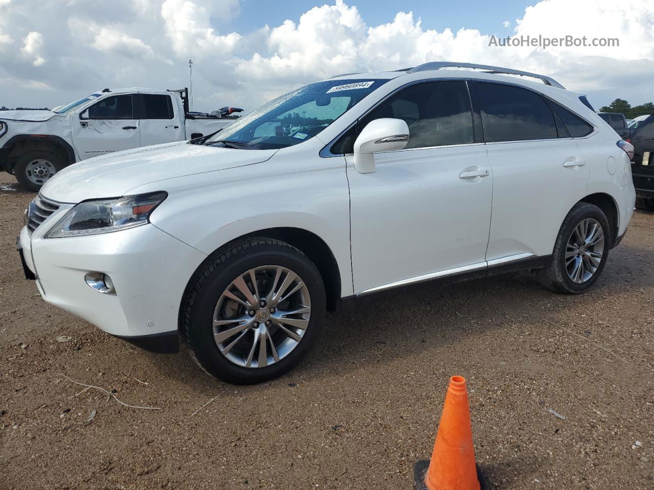 2013 Lexus Rx 350 White vin: JTJZK1BA5D2009328