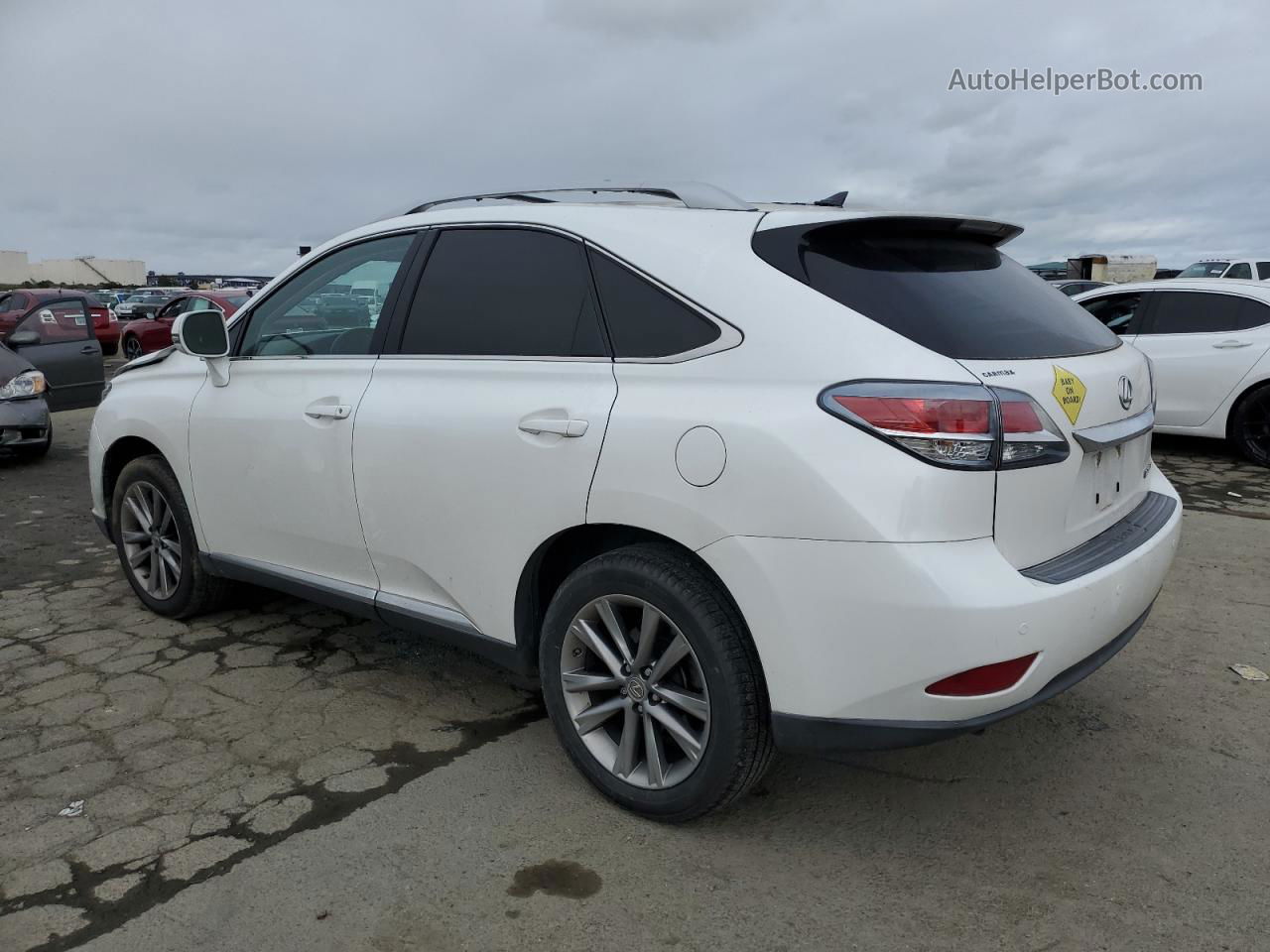 2015 Lexus Rx 350 White vin: JTJZK1BA5F2422871