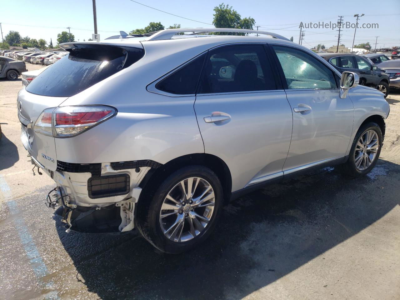 2013 Lexus Rx 350 Silver vin: JTJZK1BA6D2009726