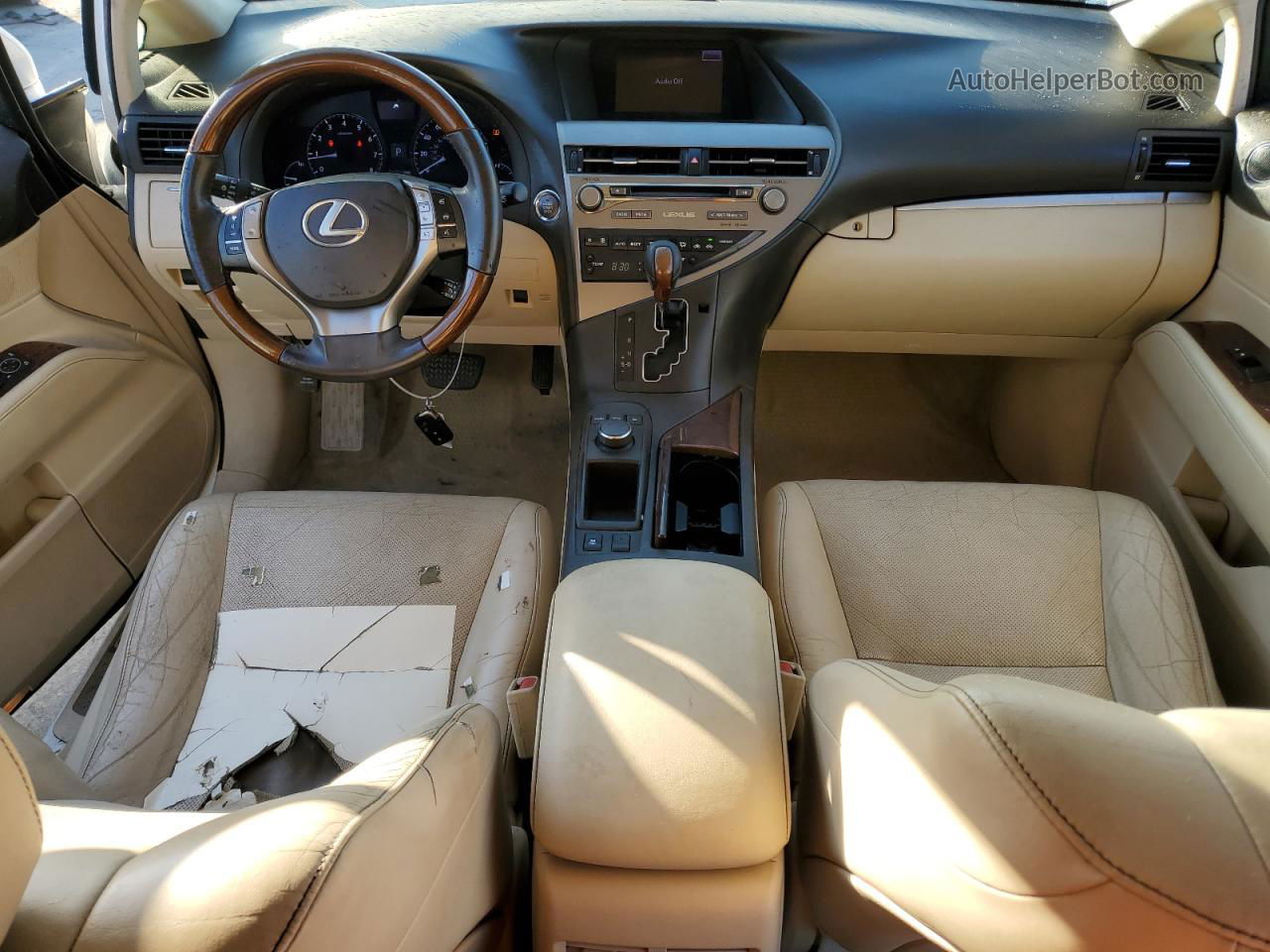 2015 Lexus Rx 350 Белый vin: JTJZK1BA7F2425058