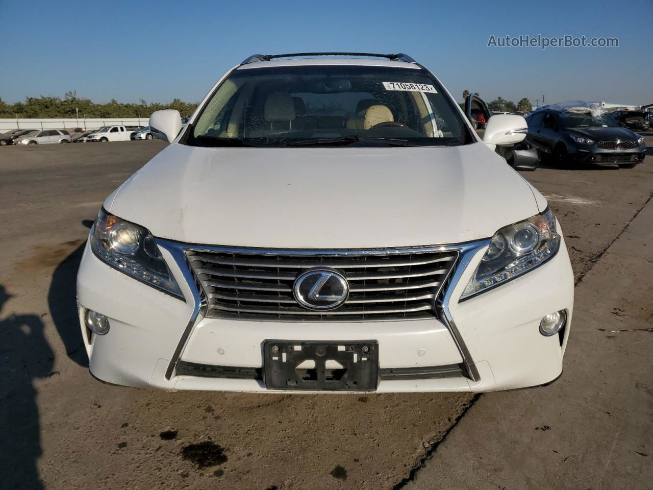 2015 Lexus Rx 350 White vin: JTJZK1BA7F2425058