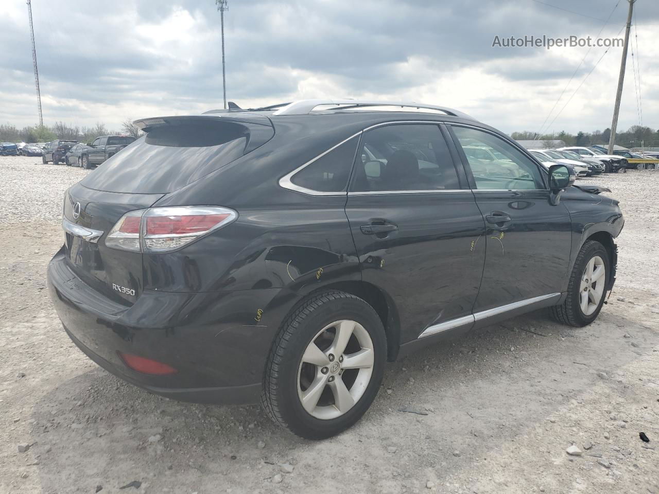 2013 Lexus Rx 350 Black vin: JTJZK1BA8D2417449